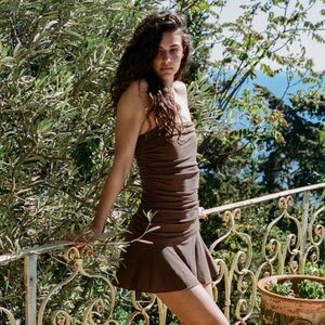 With Jean Rayna Dress in Brown